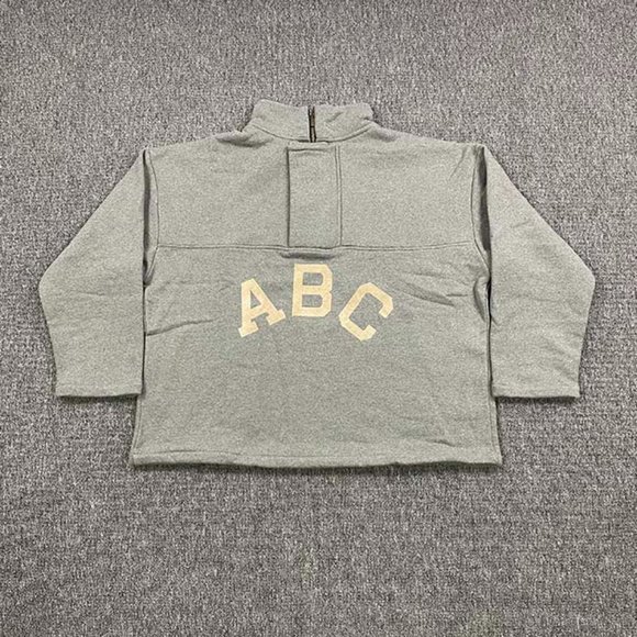 Fear Of God Seventh Collection Abc Pullover Dark Heather Grey - Picture 1 of 7
